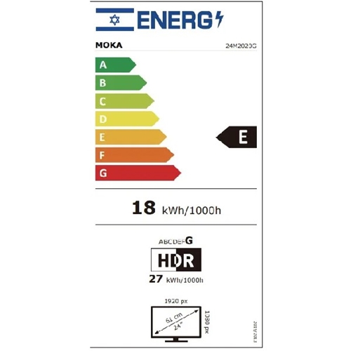 מסך מחשב גיימינג "24 דגם Moka 24M2020G