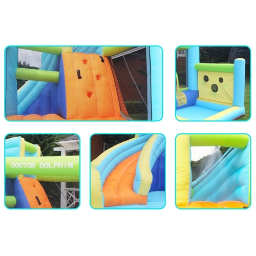 מתקן קפיצה מתנפח מדהים עם מגלשה דגם ED9635