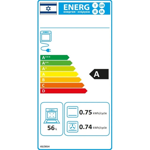 תנור משולב כיריים גז 56 ל' KING KFS-6060IX נירוסטה