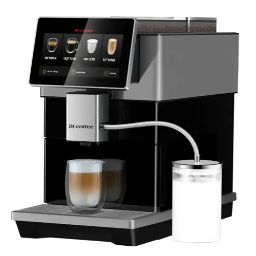 מכונת קפה אוטומטית כולל מקציף דגם Dr. Coffee H3