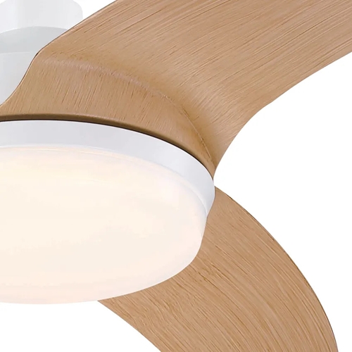 מאוורר תקרה דגם "52 WESTINGHOUSE Valeria לבן עץ