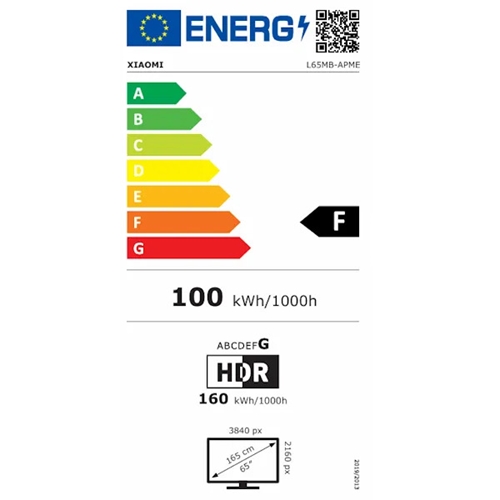 טלוויזיה "Xiaomi 4K Ultra HD QLED L65MB-APME 65