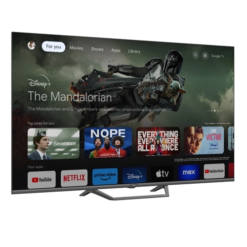 טלוויזיה "65 Google Tv 4K QLED דגם HAIER H65S80FUX