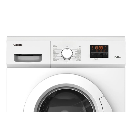 מכונת כביסה 7 ק"ג 1200 סל"ד דגם GALANZ GL7-WMQ7W