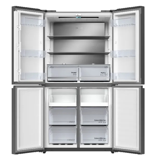 מקרר 4 דלתות 601 ל' BEKO GN91601DX נירוסטה מושחרת