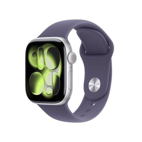 שעון Apple 11 Cell 42mm Silver + Purple band M/L