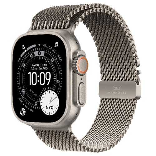 שעון Apple Ultra 3 Cell 49mm Titan + Titan Loop M