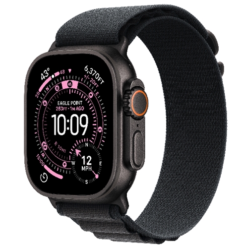 שעון Apple Ultra 3 Cell 49mm B.Titan + Blk Loop/S
