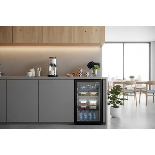 מקרר משרדי דלת ויטרינה שקופה 90 ליטר KVTR2090GL