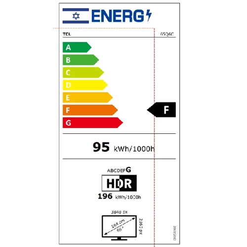 טלוויזיה חכמה "TCL 65Q6C 4K QD-MINILED 65