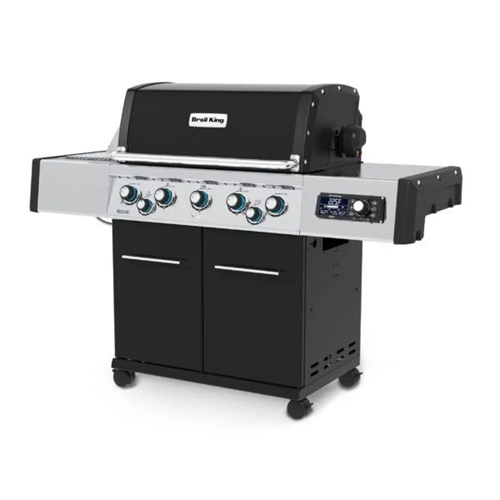 גריל גז 5 מבערים+כירת צד BROIL KING Rigal Q590 IR