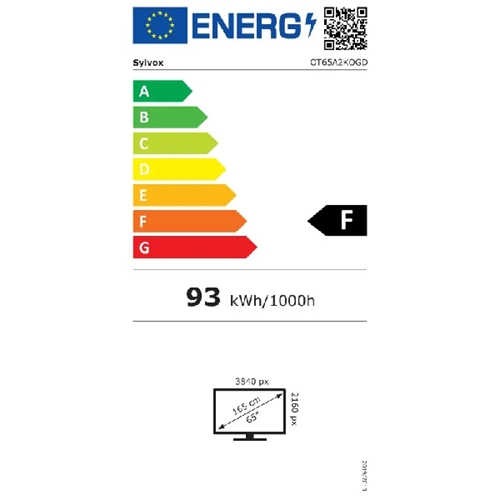 טלוויזיית חוץ "65 SYLVOX Deck Pro 2.0 Outdoor TV