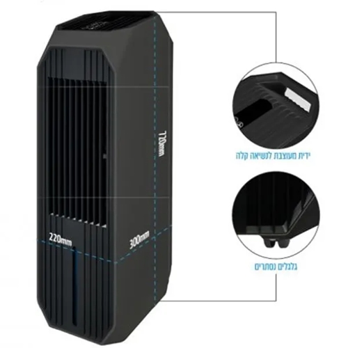 מצנן אוויר דיגיטלי NORTHER NT-SPACE-80W-10L-RC-BK