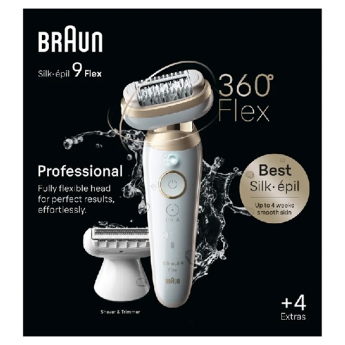 מכשיר להסרת שיער Braun Silk Epil 9 Flex בראון