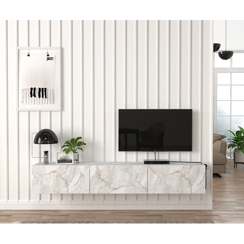 מזנון טלוויזיה צף דגם DAMLA מבית HOMAX