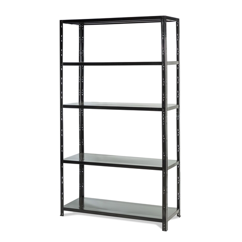 סט 5 מדפים ממתכת לעומס עד 100 ק"ג למדף