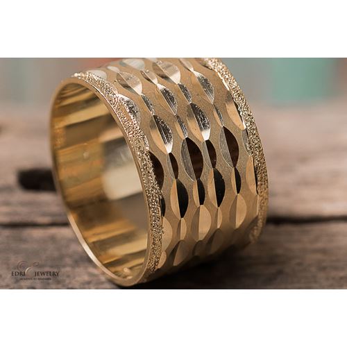 טבעת זהב טהור 14K מדגם Cyrus