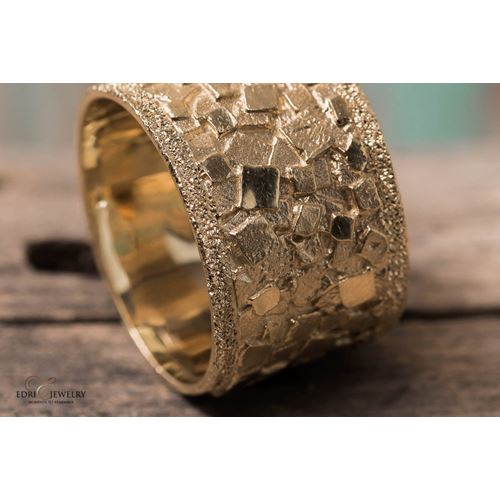 טבעת זהב טהור 14K מדגם Roma