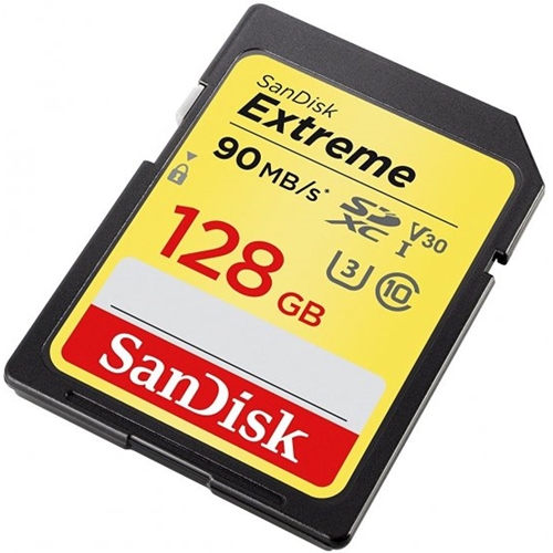 כרטיס זיכרון למצלמות SanDisk Extreme בנפח 128GB