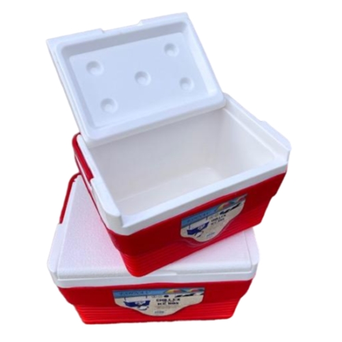 זוג צידניות קומפקטיות ונוחות צבע אדום