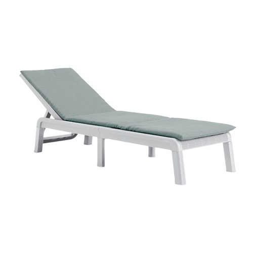 מיטת שיזוף דגם מיורקה בגוון לבן כולל מזרון KETER