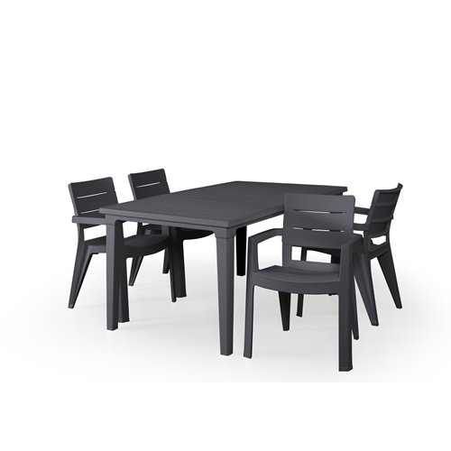 סט שולחן פוטורה עם 6 כסאות איביזה כתר