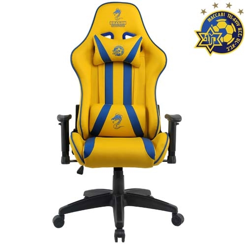 כיסא גיימינג רשמי מכבי תל אביב DRAGON דגם OLYMPUS
