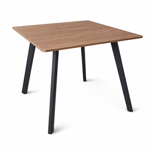 שולחן אוכל מרובע 80×80 ס"מ יונתן אגוז Tudo Design