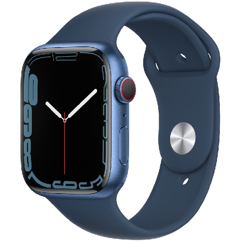 שעון חכם Apple Watch Series 7 GPS + CELL 45mm כחול