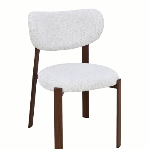 זוג כיסאות לפינת אוכל דורי אגוז שמנת HOME DECOR