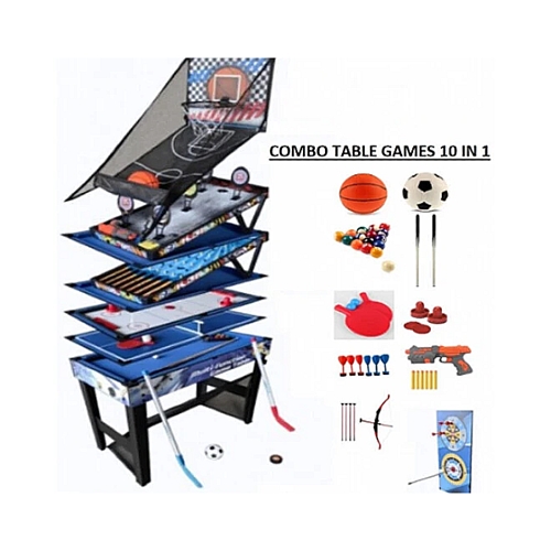 שולחן משחק מולטי 10 משחקים ב1 COMBO
