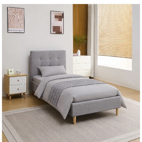 מיטת יחיד 90×190 לידור 90 אפור HOME DECOR