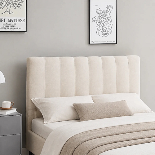 מיטה זוגית 140/190 דגם נעמה 140 קרם HOME DECOR