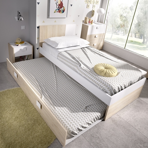 מיטת יחיד מעוצבת עם מיטת חבר דגם מיוזיק HOME DECOR