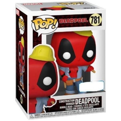 בובת פופ: Marvel: Deadpool 30th- Construction Worker Dead...