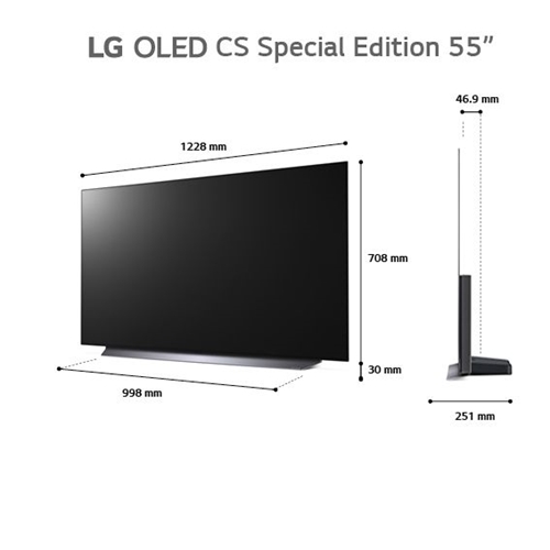 טלוויזיה "55 SMART TV 4K OLED דגם LG OLED55CS6LA