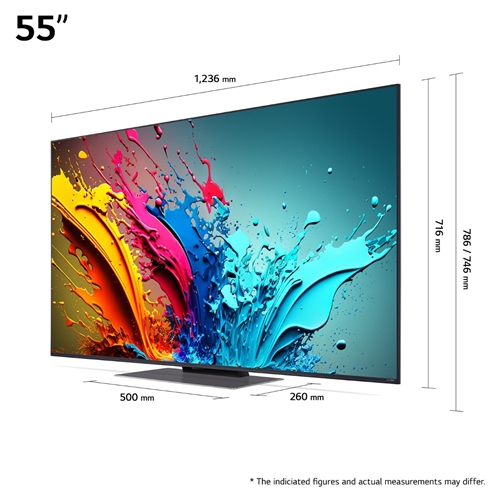 טלוויזיה חכמה "55  QNED 4K דגם LG 55QNED86T6A