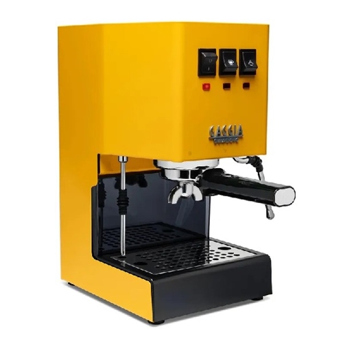 מכונת קפה ידנית Gaggia classic evo pro צהובה