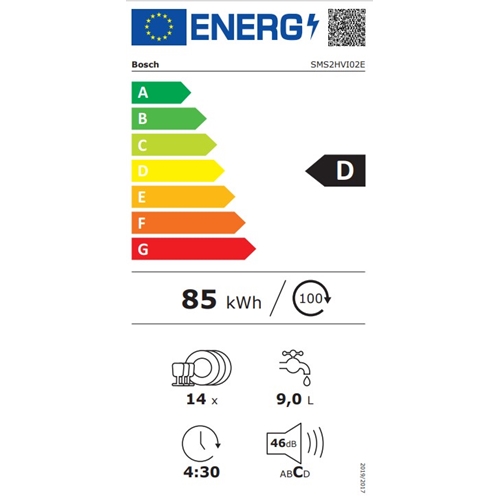 מדיח כלים רחב 60 ס"מ דגם SMS2HVI02E בוש Bosch