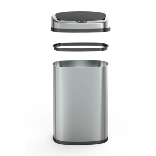 פח אשפה אלקטרוני 60 ליטר צבע כסף ARPO