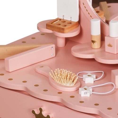 שידת איפור מעץ לילדים דגם דר BIGALE