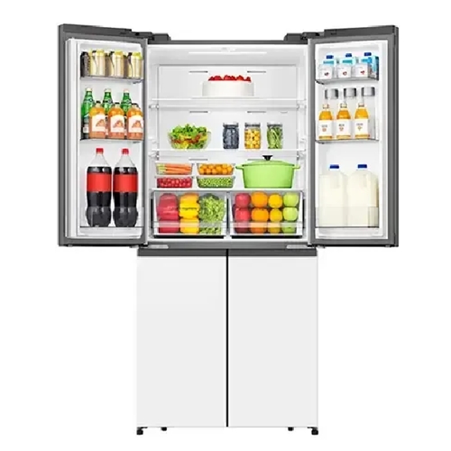 מקרר 4 דלתות הפוך נפח 483 ליטר HISENSE RQ581WG