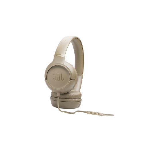 אוזניות קשת חוטיות JBL TUNE 530 TYPE C בז'