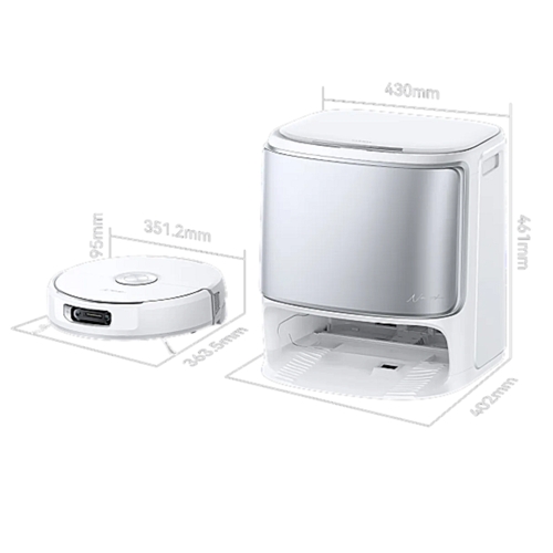 שואב אבק רובוטי שוטף Narwal Flow לבן/כסוף