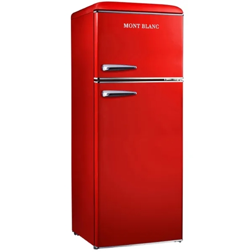 מקרר מקפיא עליון 215 ליטר MONT BLANC MBR-290DF-RED