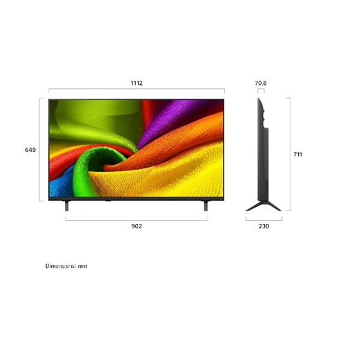 טלוויזיה חכמה "LG 50NU840B6LA NANO UHD AI 4K 50