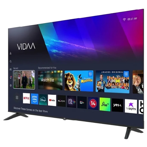 מסך טלוויזיה "75 4K דגם JVC LT-75N7175 שחור