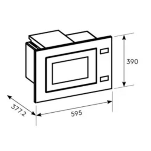 מיקרוגל 25 ליטר משולב טורבו וגריל ELECTROLUX EMFB2
