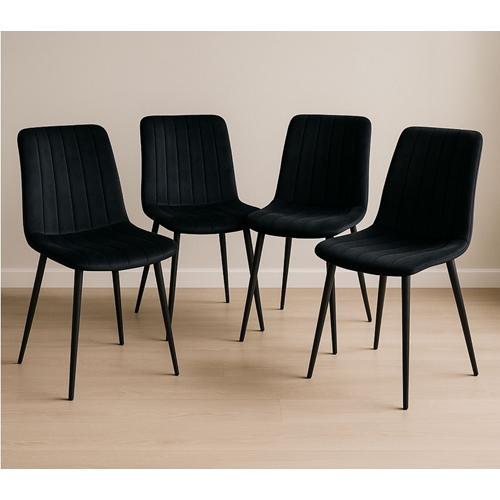 שולחן אוכל עגול + 4 כיסאות דגם ברקת Tudo Design