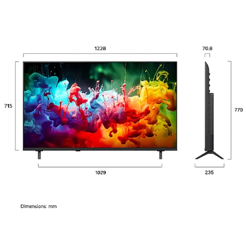 טלוויזיה חכמה "55 LG 55QNED70B6T 4K A MiniLED